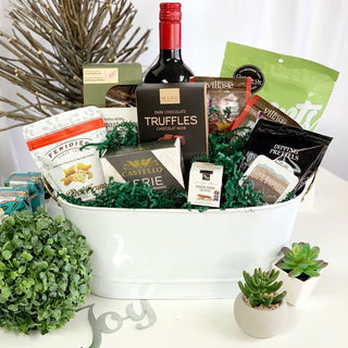 Trip to Hawaii or Gift Basket... with wine or without, it's still a hard sell