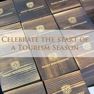 Rocky Mountaineer Branded Boxes by Vancouver Gift Baskets