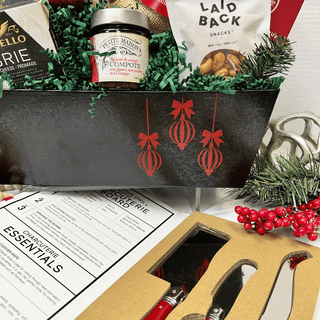 A Christmas Charcuterie Gift Basket