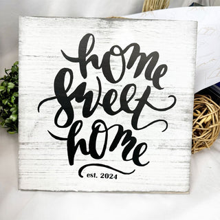 Home Sweet Home Personalized Wooden Plaque