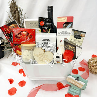 A Romantic Rendezvous Wine Gift Basket