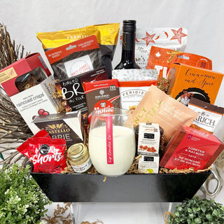 Fireside Indulgence: Gourmet Red Wine Celebration Box