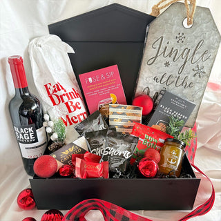 Eat, Drink, Be Merry Wine Gift Box