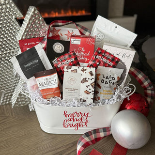 A Merry & Bright Sweet Treat Holiday Basket