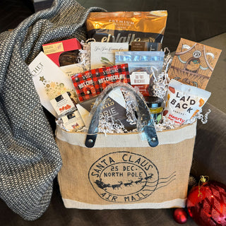 Santa Claus Delicious Air Mail Gift Basket