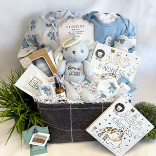 Born in 2026 Baby Boy Gift Basket