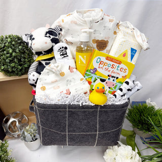 Farmyard Friends Baby Gift Basket