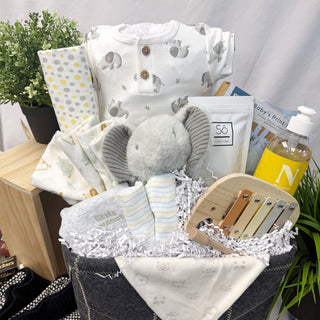 Little Peanut & Elephant Kisses Baby Gift Basket