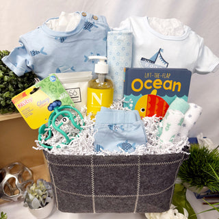 Ocean Voyageur Baby Gift Basket