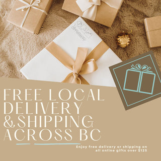 Free Local Delivery or Shipping across BC'