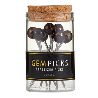 Black Gem Appetizer Picks Set