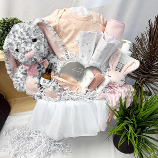 Honey Bunny Wishes Baby New Born Gift Basket