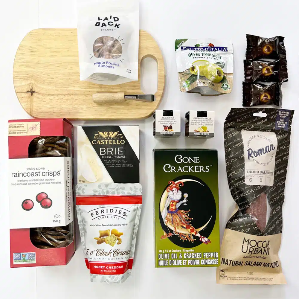 Charcuterie Meat and Cheese Gift Box by Vancouver Gift Baskets