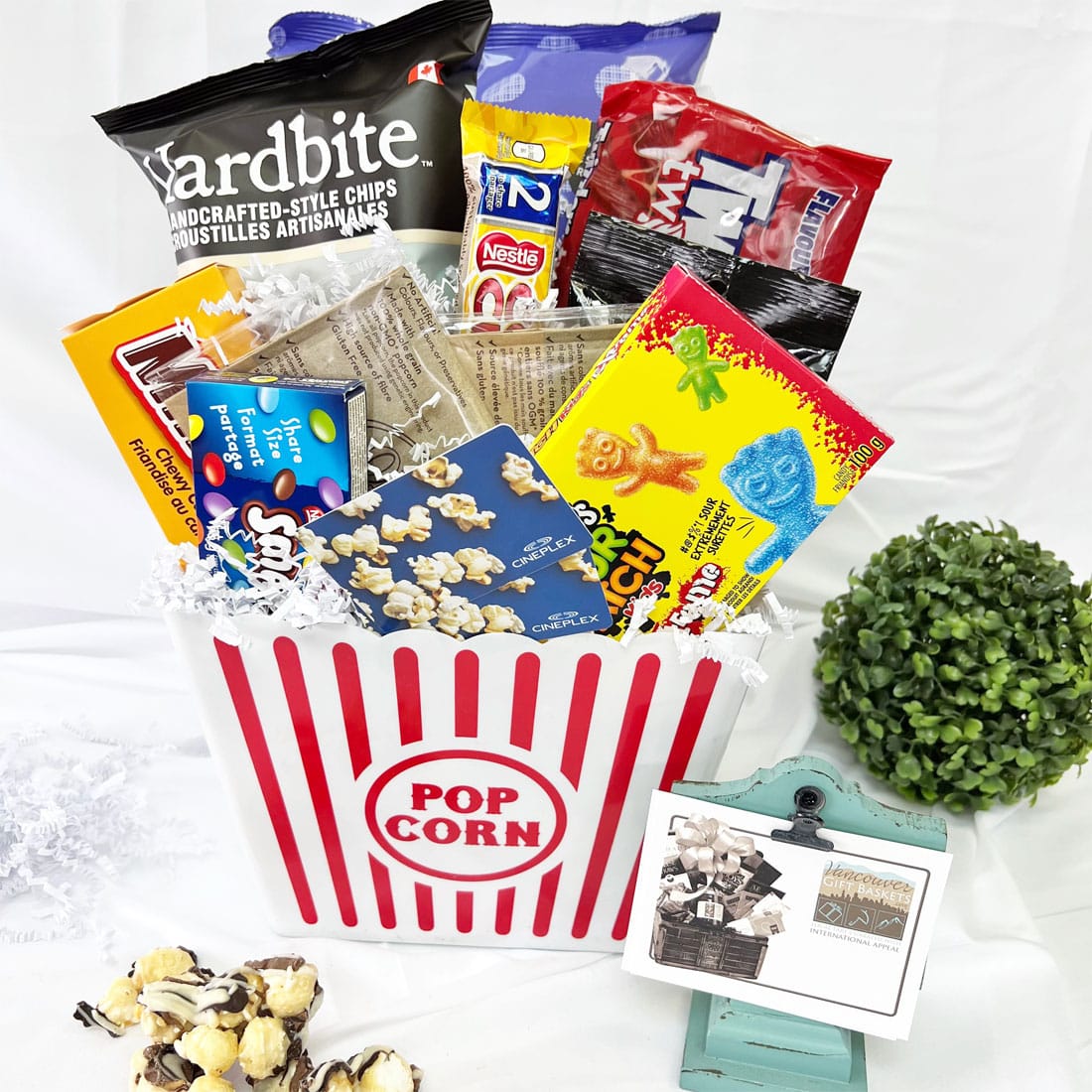 Enjoy Movie Night Gift Arrangement - VancouverGiftBaskets.com