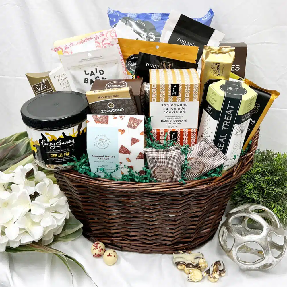 Vancouver Gift Basket filled with chocolate and sweet treats "Sweet Tooth gift Basket"