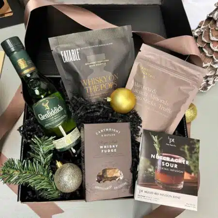 Whiskey Winterlude Gift Box by Vancouver Gift Baskets