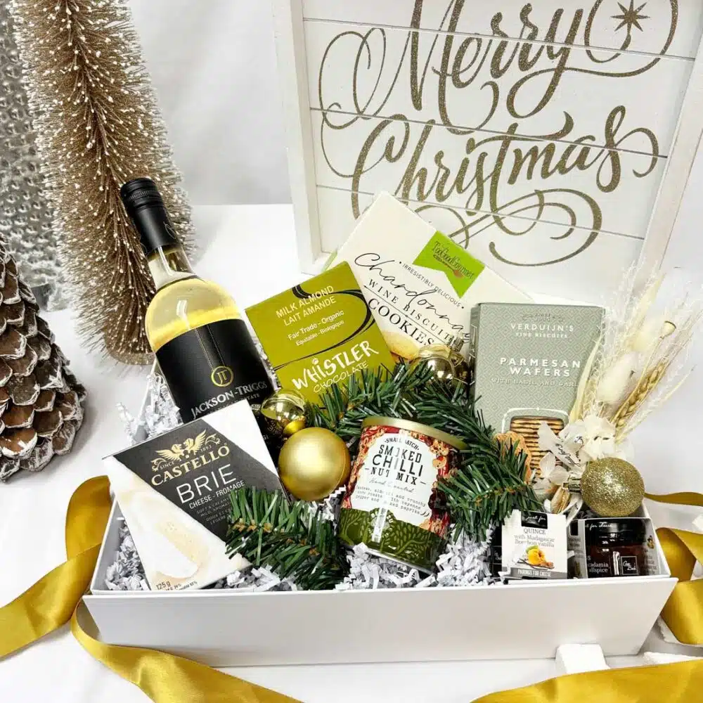 Enchanting Elegance Wine Gift Box by Vancouver Gift Baskets