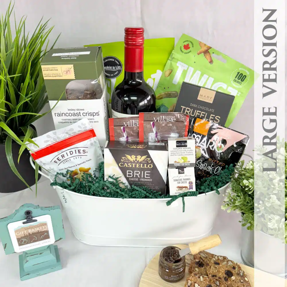 Abundant Appreciation Wine Gift - Large by Vancouver Gift Baskets