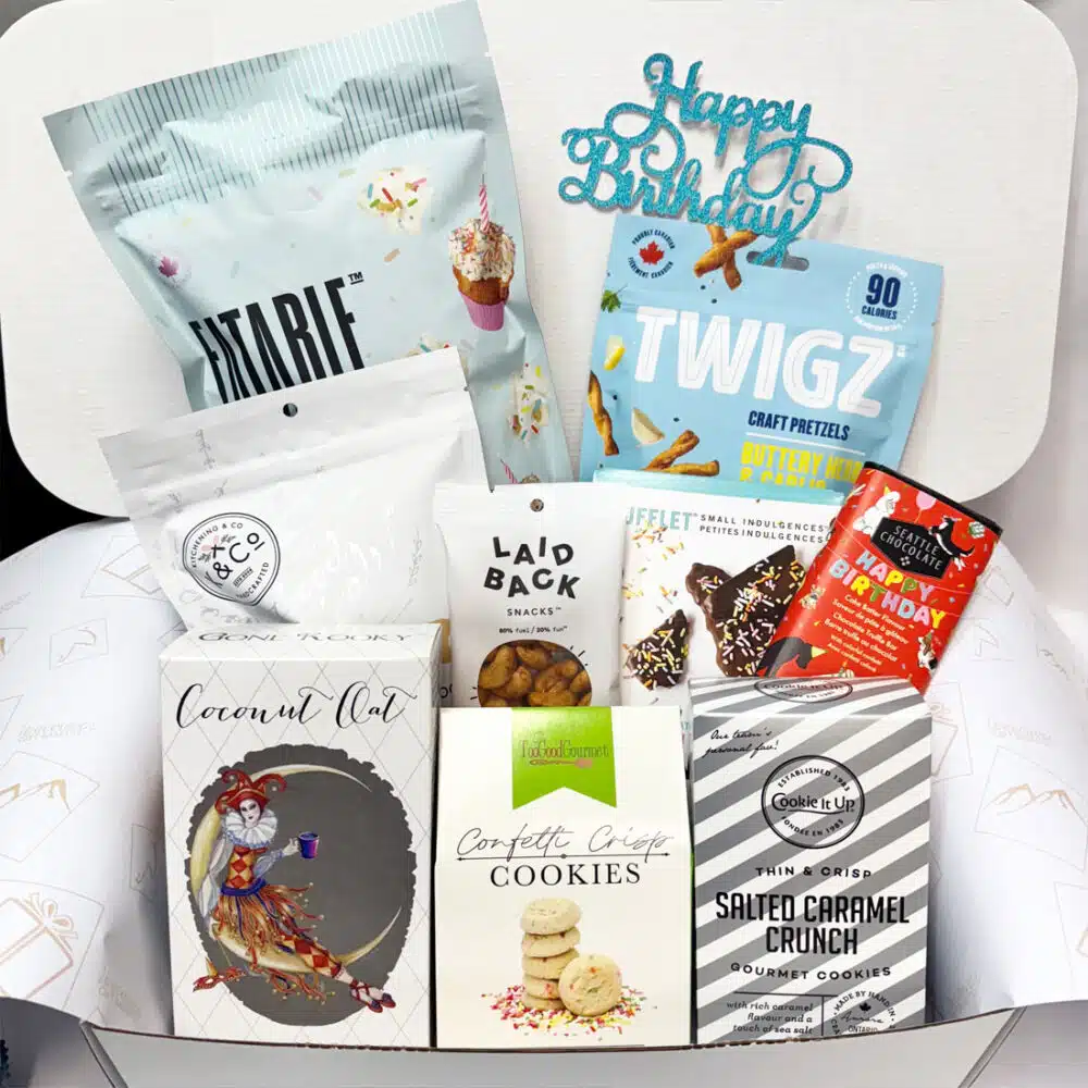 Birthday Sweet Wishes -Inside Box- from Vancouver Gift Baskets