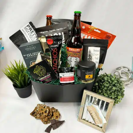 BC Craft Beer, Bacon & Other Favourites Gift Basket by Vancouver Gift Baskets