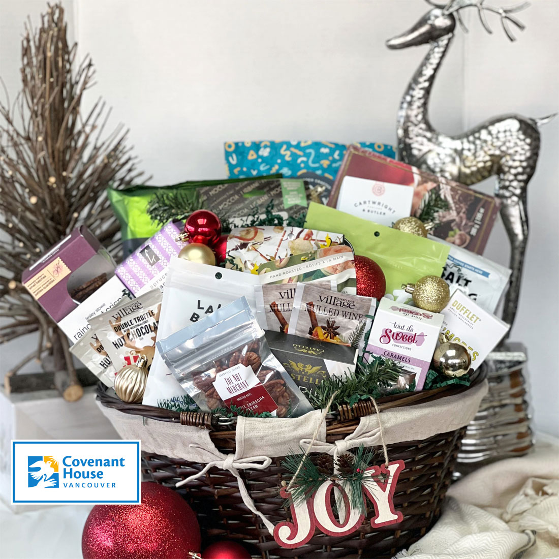 The Charity Giving Basket by Vancouver Gift Baskets