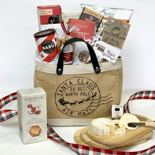 Santa's Air Mail Tote from Vancouver Gift Baskets